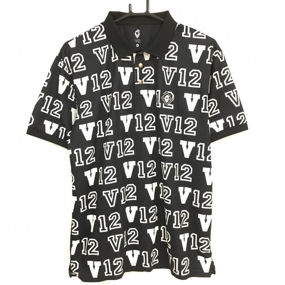 未使用に近い　タグなし　V12 ヴィトゥエルブ 半袖　ポロ　メンズ　サイズL 未使用に近いタグなしV12 ヴィトゥエルブ 半袖ポロメンズサイズL