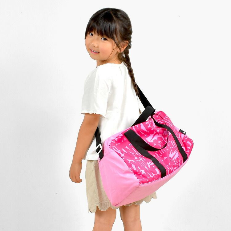 プールバッグ ナイキ NIKE ボストン型 1994023 003 ピンク 14L キッズ 女の子 プールバック 子供 女子 ショルダーバッグ ボストンバック 手提げ 斜めがけ 撥水 小学生 中学生 高校生 水泳 スイミン