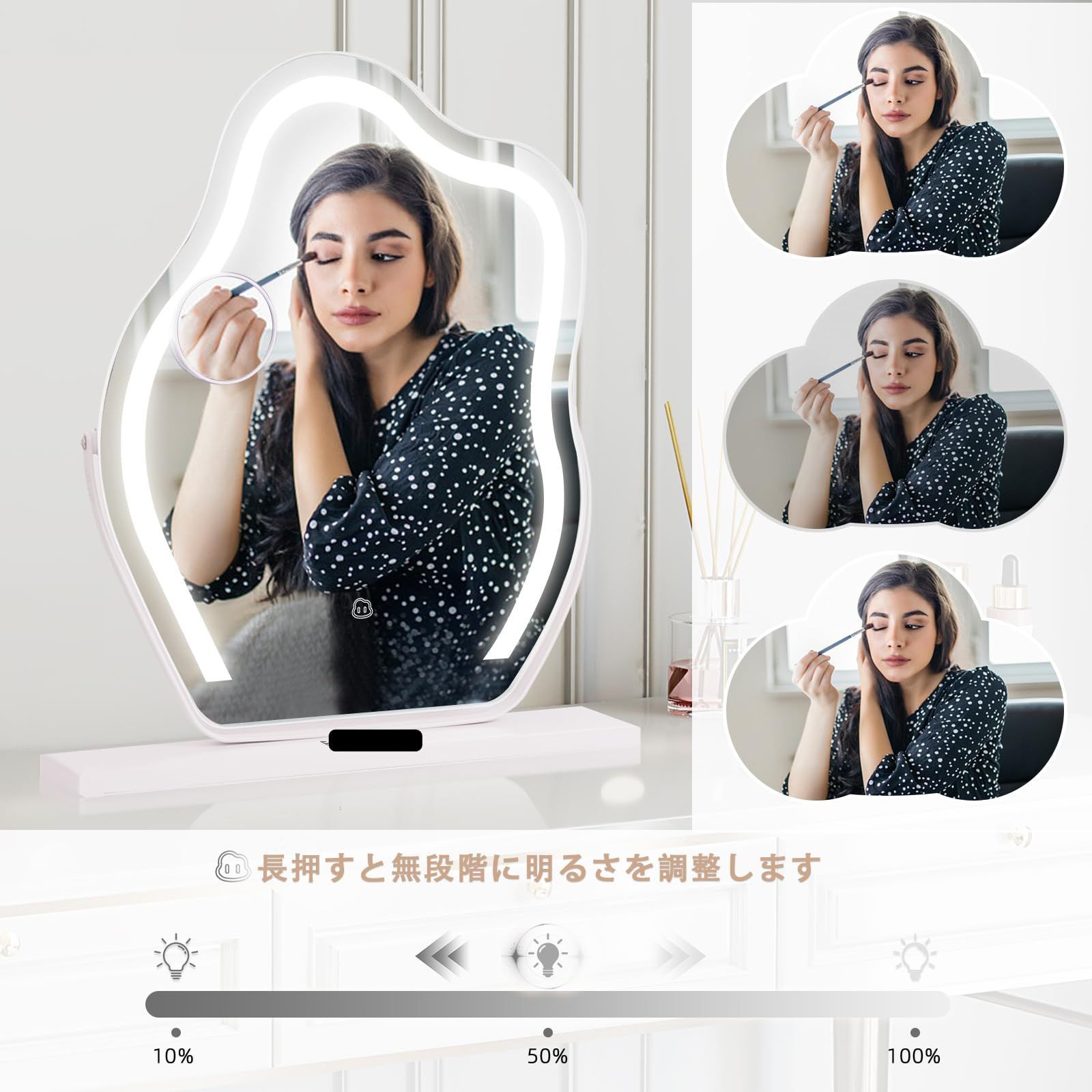 三色照明モード 無段階調光