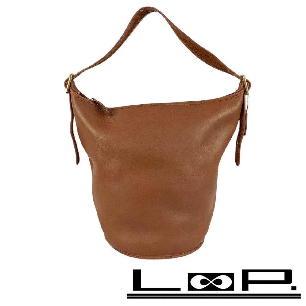 COACH オールドコーチ ショルダーバッグ バケツ型 9085 ブラウン