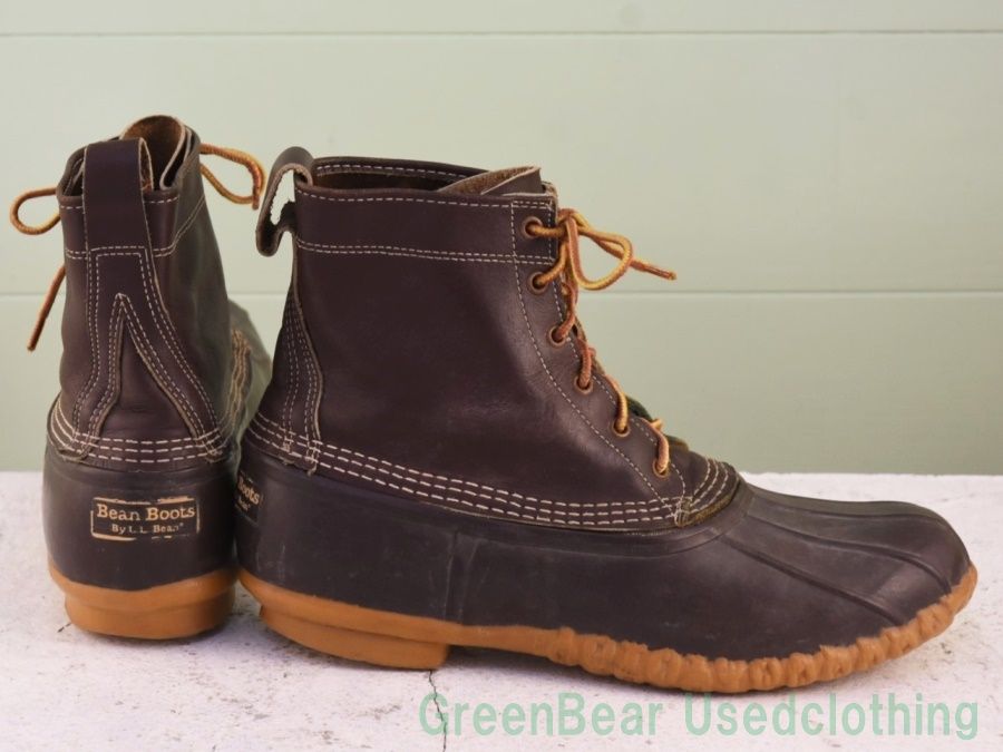 Y 049 L.L.Bean ビンテージ ビーンブーツ 茶 メンズ 12 M 30 cm