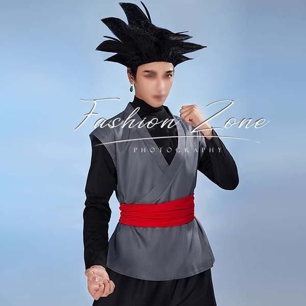 新品◇ドラゴンボール 風 孫 悟空 コスプレ衣装 ウィッグ 靴