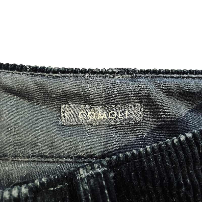 コモリ COMOLI 美品 23AW Y03-03022 コーデュロイ ワーク パンツ 無地