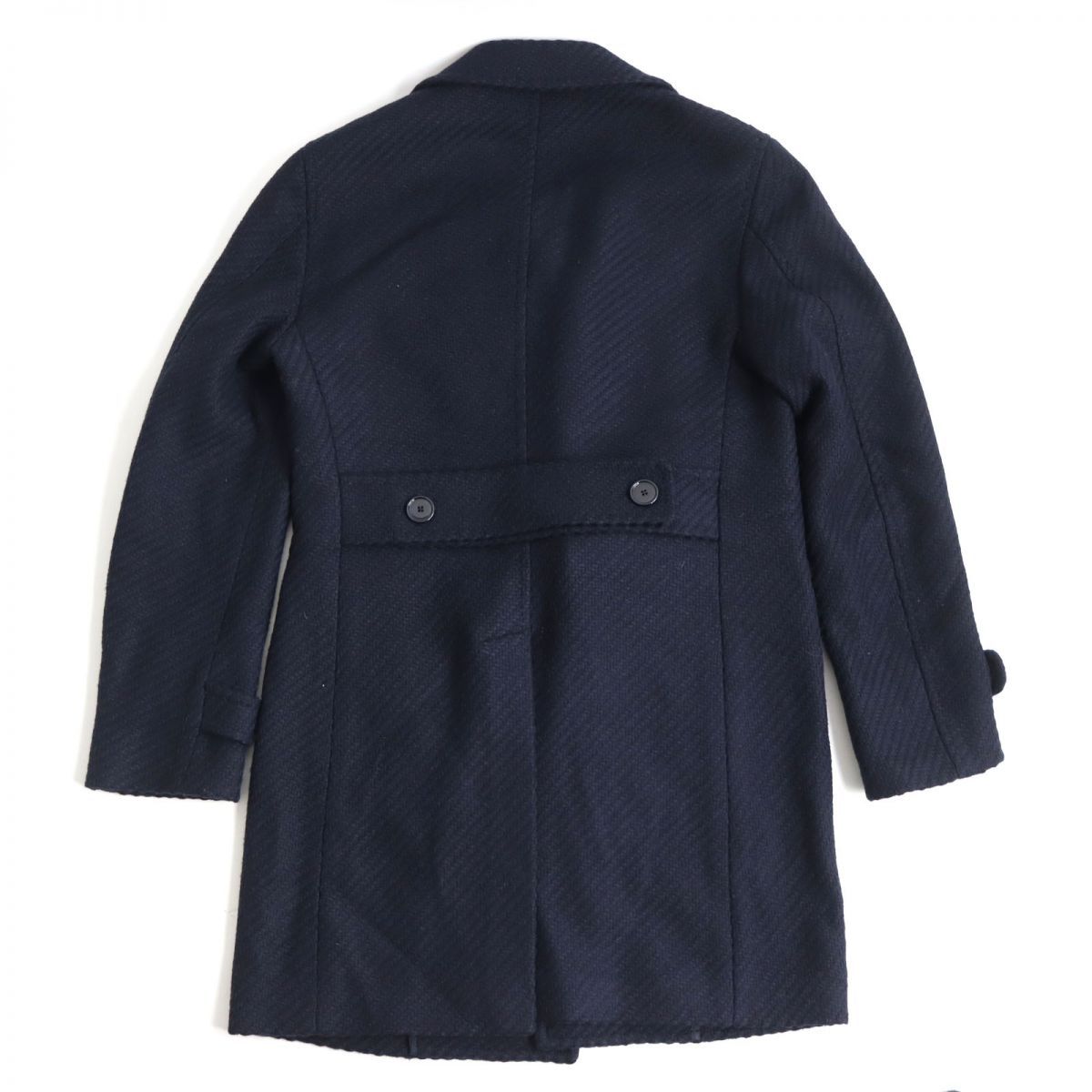 ま*ー様 美品⭐︎タリアトーレ thomas ネイビー ツイード コート 比翼