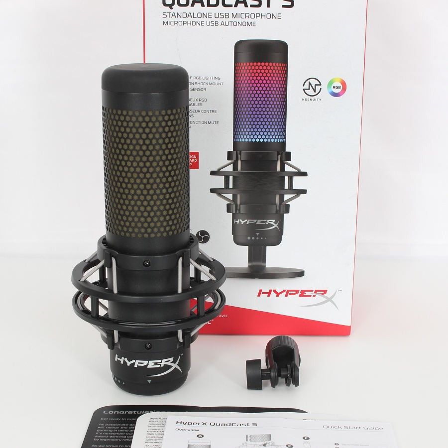 HyperX QuadCast S HMIQ1S-XX-RG G スタンドアロンマイク ハイパーエックス 本体