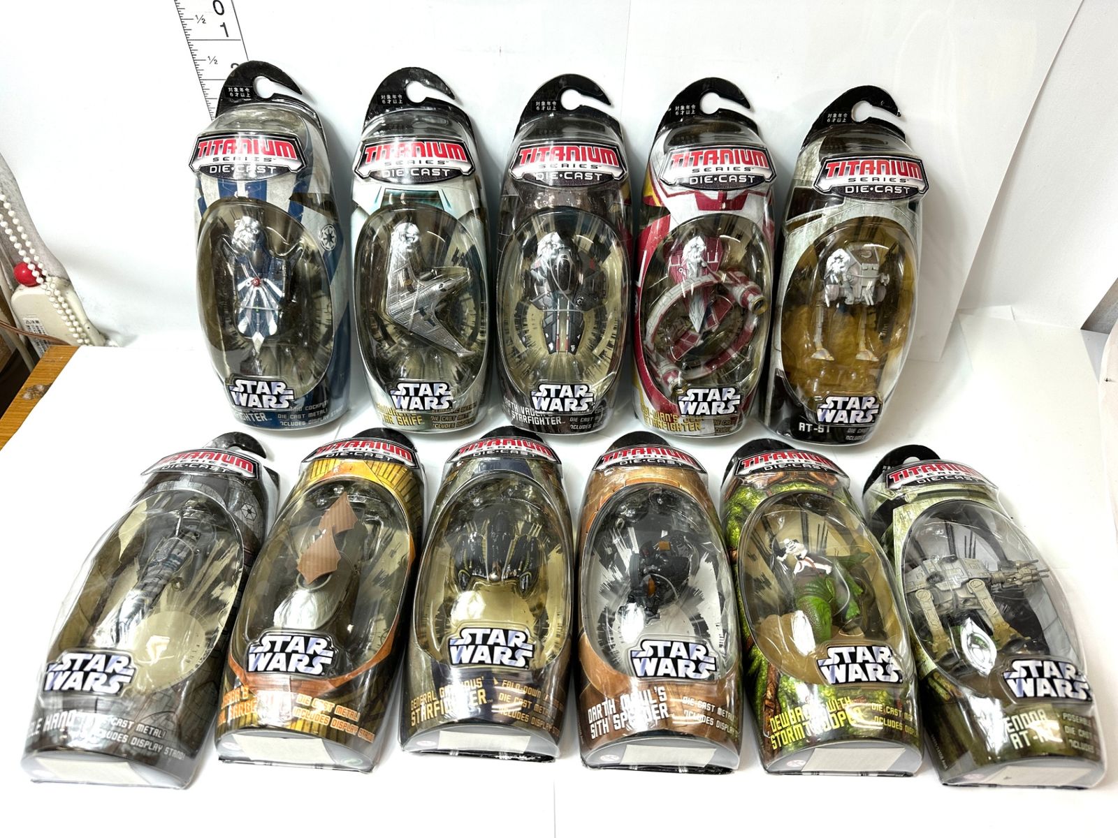 STAR WARS スター・ウォーズ タイタニウムビークル 11種 まとめセット