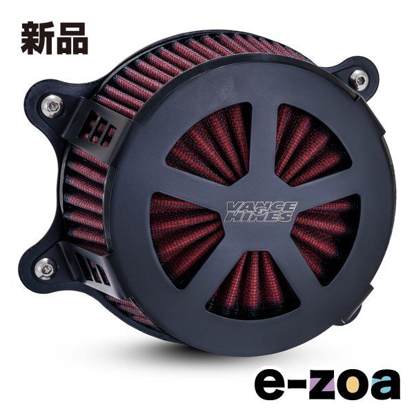 VANCEu0026HINES（バンスアンドハインズ） VO2 エアインテイク Radiant V レイディエントファイブ ブラック M8 17-22 41462 (2630612)