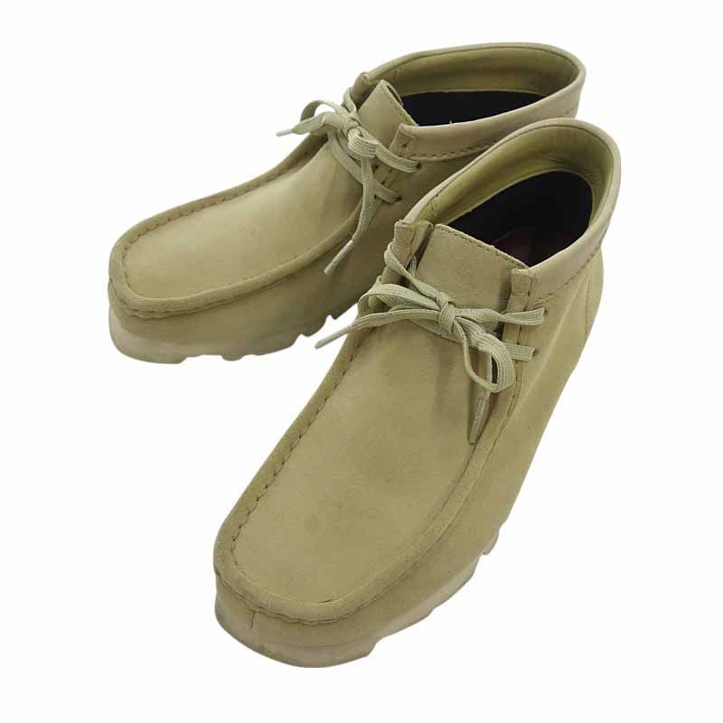 クラークス GORE-TEX ベージュスエードブーツ クラークス GORE-TEX ベージュスエードブーツ