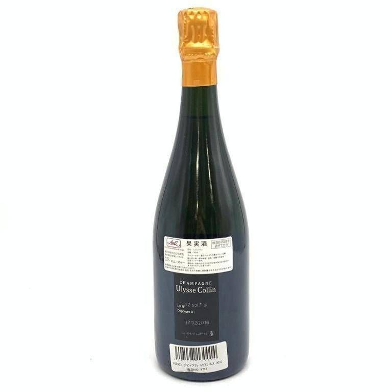 ユリス コラン レ ピエリエール ブラン ド ブラン エクストラブリュット 750ml 12.5% Ulysse Collin Les  Pierrieres Blanc de Blancs Extra Brut シャンパン【N1】 - メルカリ