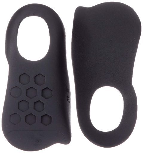 [リゲッタ]MTR-1インソールハーフインソール軽量衝撃吸収足圧分散負担軽減アーチサポート快適足裏の隙間を埋めてフィット感アップコンフォートブラックL