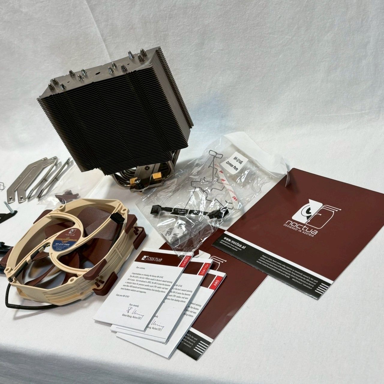 美品】Noctua/NH-U14S/CPUクーラーセット/NF-A15 PWM/NM-SFB4付/静音高