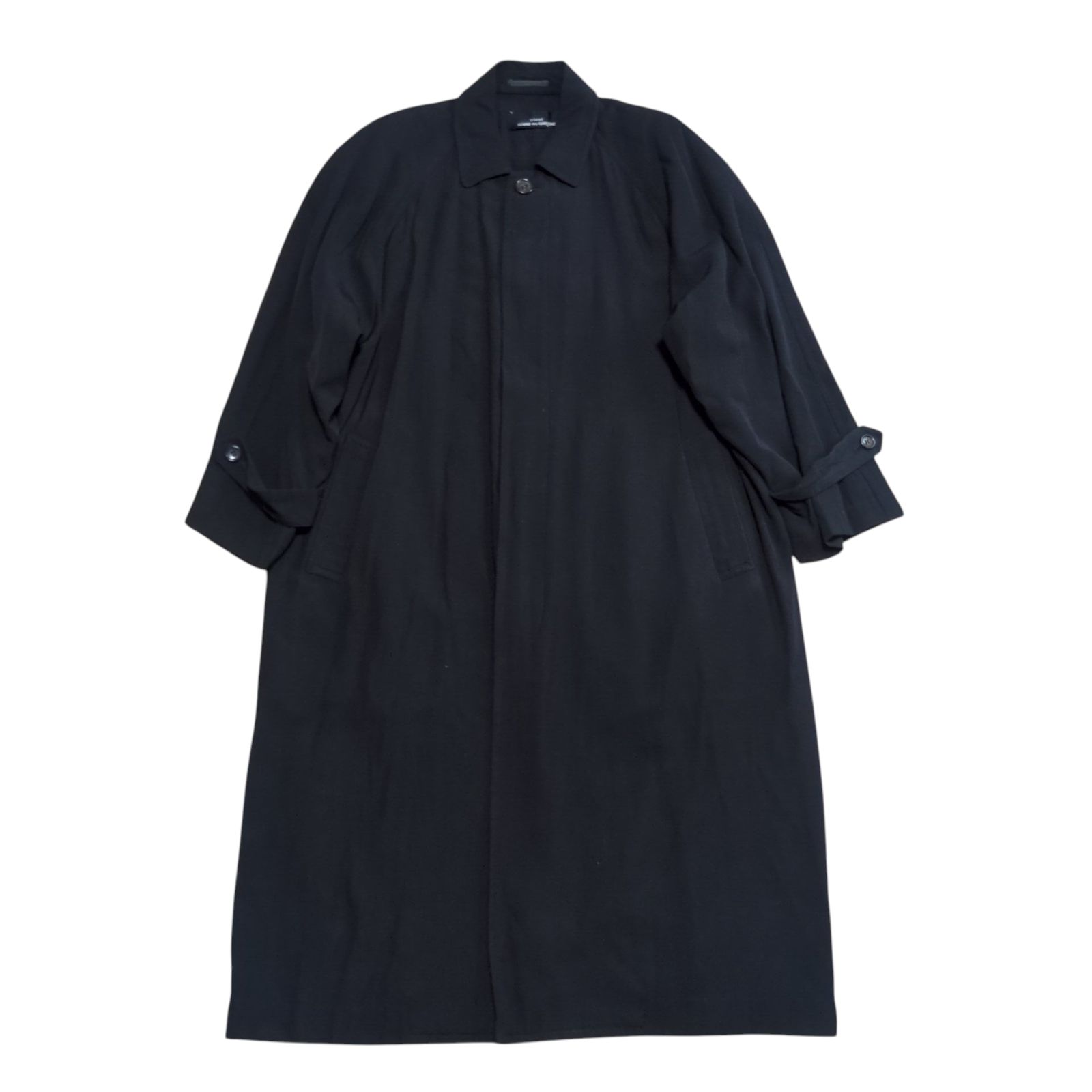 tricot COMME des GARCONS 1980 s Wool Oversized Balmacaan Coat