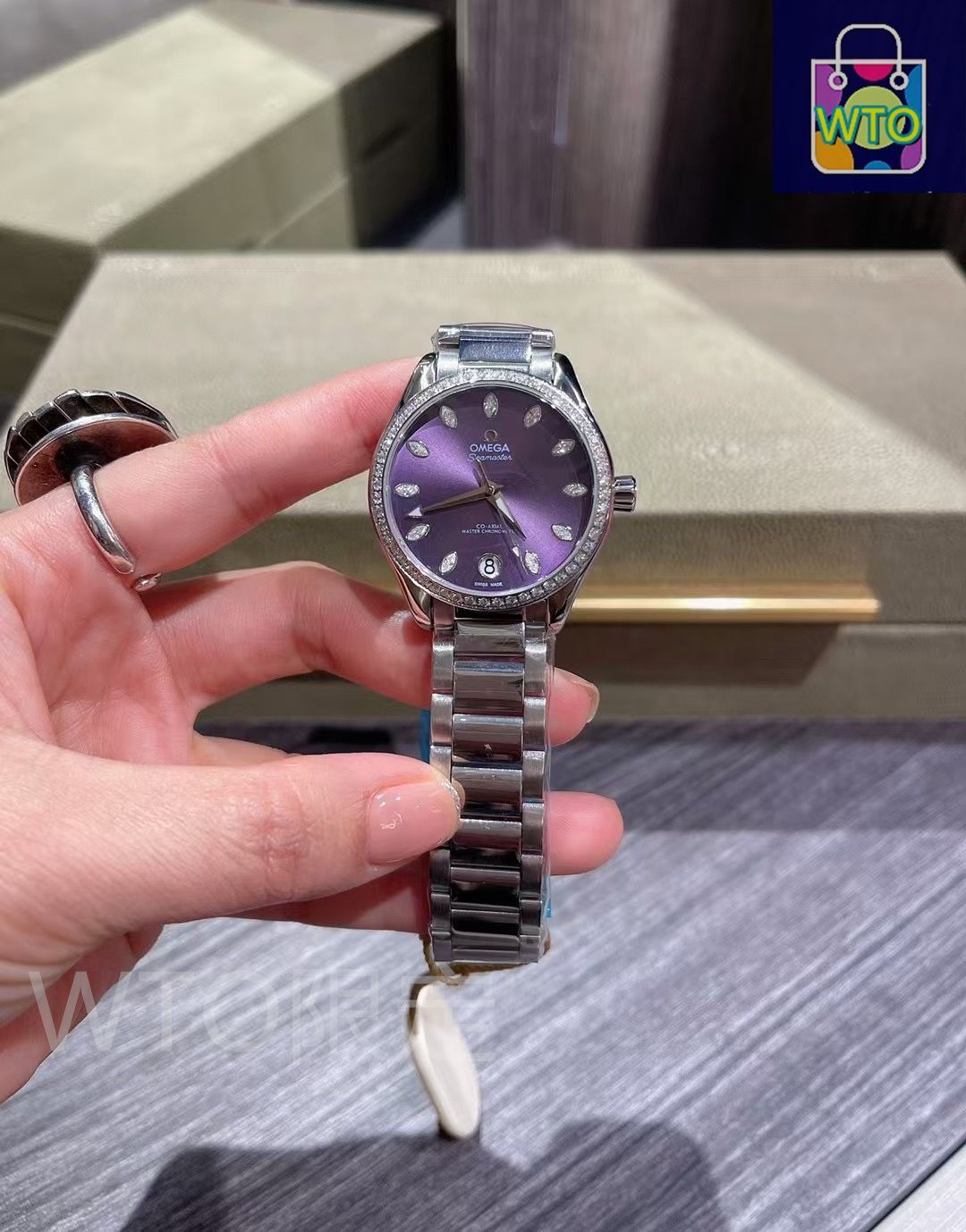 【稼働品】オメガ◆レディースウォッチ　80 今日特価】Omega オメガ シーマスター 新モデル レディース