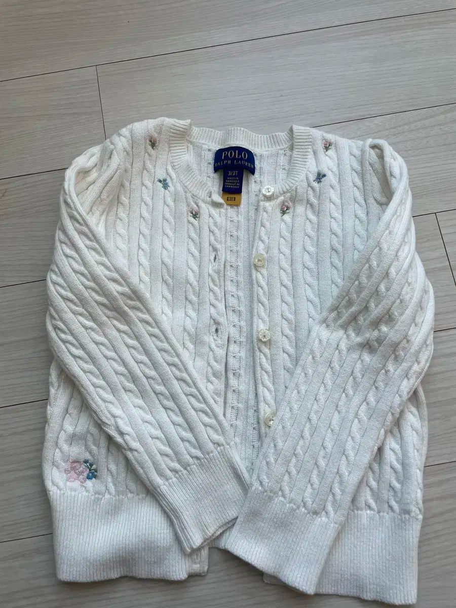 ポロ Ralph Lauren ラルフローレン ケーブル カーディガン 3T