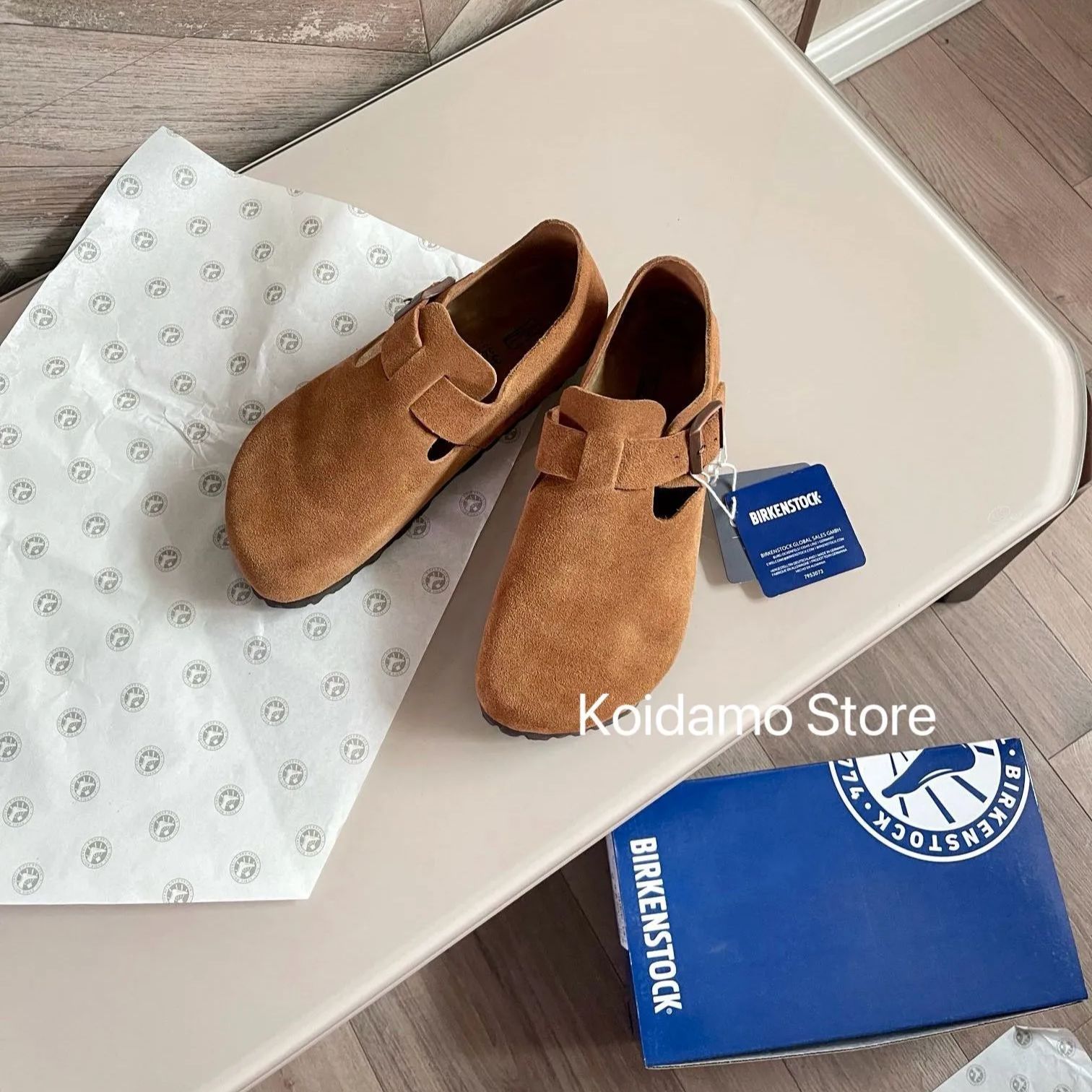 BIRKENSTOCK LONDON Casual Shoes/ビルケンシュトック ロンドン スエード レザー 箱付 ブラウン 男女兼用（35-44）  - メルカリ