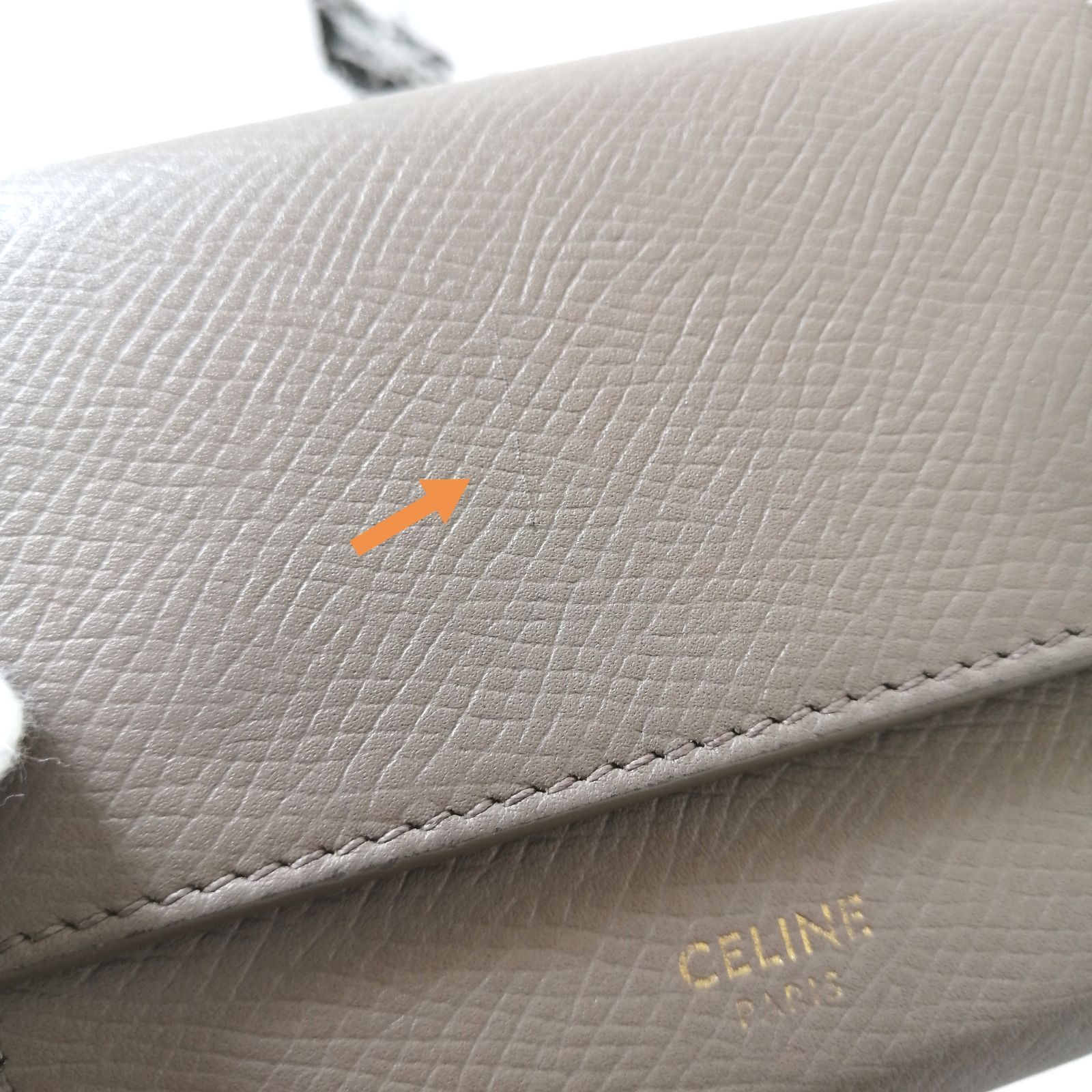 美品 セリーヌ CELINE トリフォールドウォレット 三つ折り財布