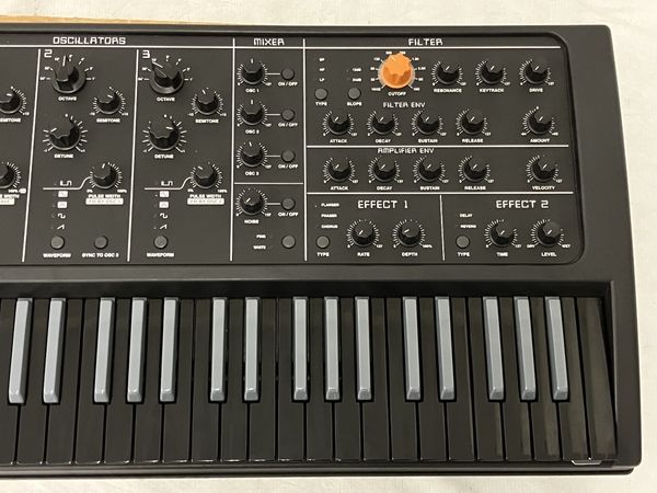 Studiologic Sledge Black Edition アナログシンセサイザー スタジオ