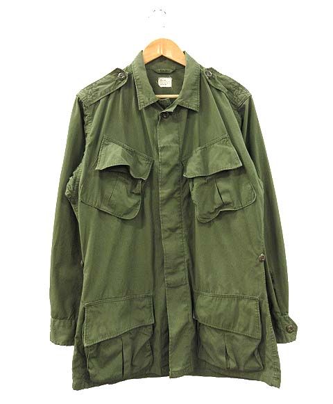 ヴィンテージ VINTAGE 60s US ARMY 米軍実物 ジャングルファティーグ ジャケット 2nd ノンリップ コットンポプリン ミリタリー S-L