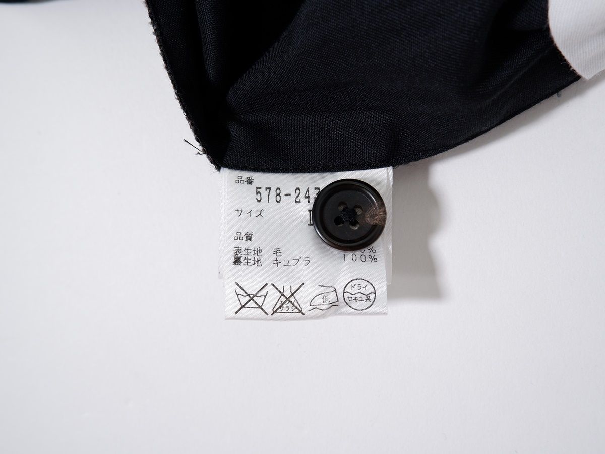 MARGARET HOWELLマーガレットハウエル シンチバック ウールクロップドトラウザーズ タックパンツ 2 LPTA79529 DECORATOM_COM_BR