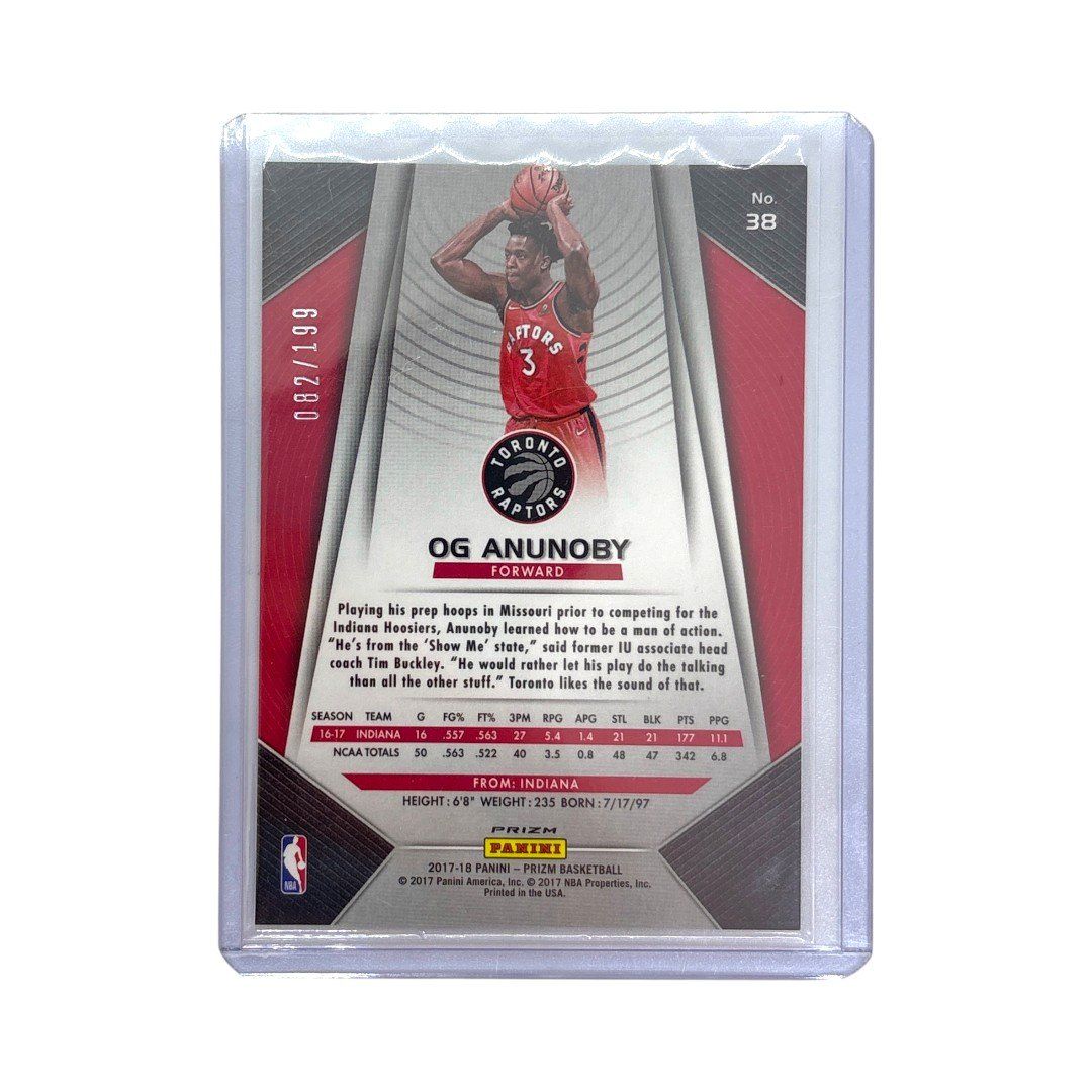 PANINI NBAカード PRIZM OG ANUNOBY TORONTO RAPTORS 082/199 #38 送料無料 中古 IT1 PANINI NBAカード PRIZM OG ANUNOBY TORONTO RAPTORS 082/199