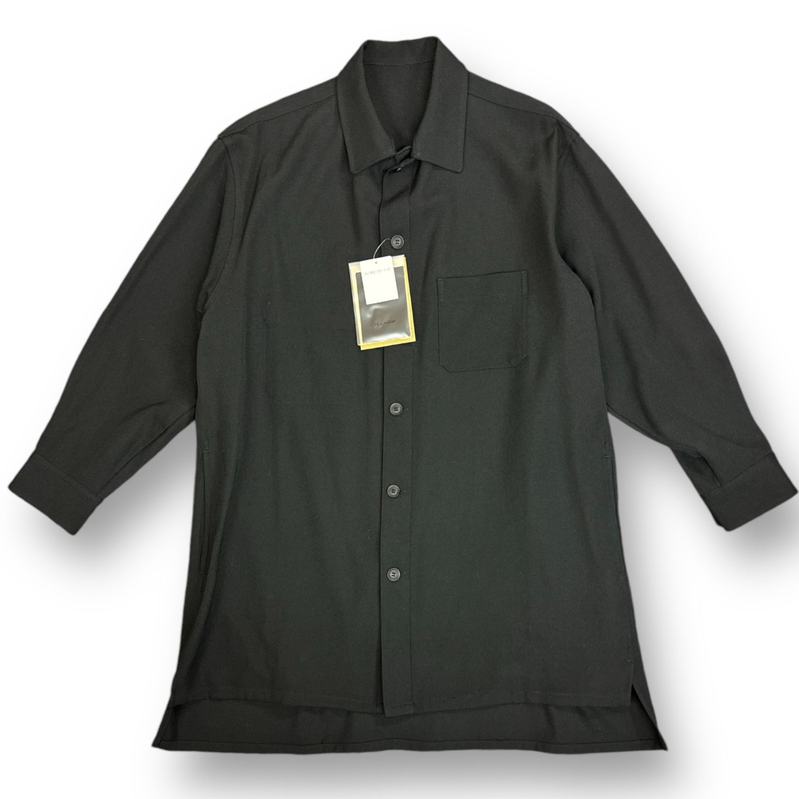 美品 YOHJI YAMAMOTO POUR HOMME 23AW HJ-B02-101 ARMY GABARDINE OPEN