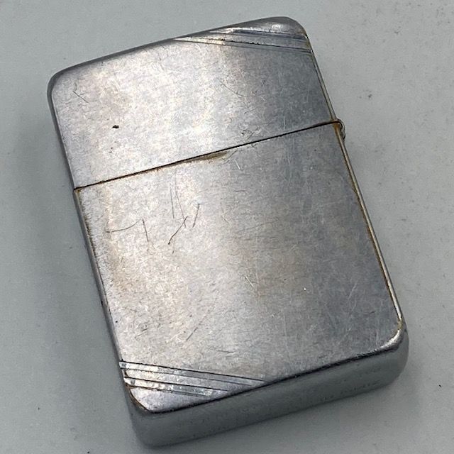 ジッポー ZIPPO ライター 1940〜1941年 ラウンドコーナー ダイアゴナルライン 4バレル 水平歯 PAT.2032695 - メルカリ