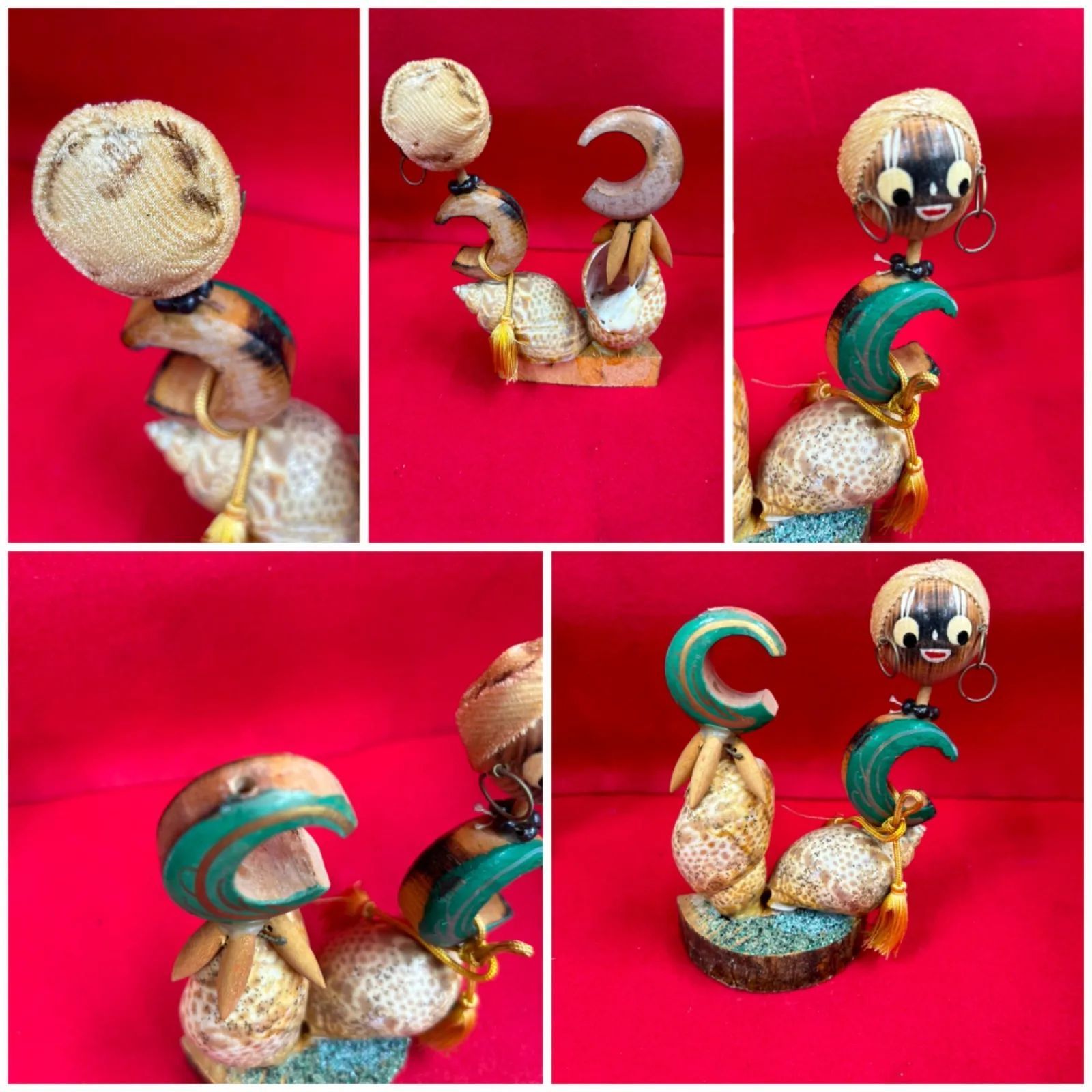 こけし くろんぼこけし まとめ売り クロンボ 置物 郷土玩具 昭和