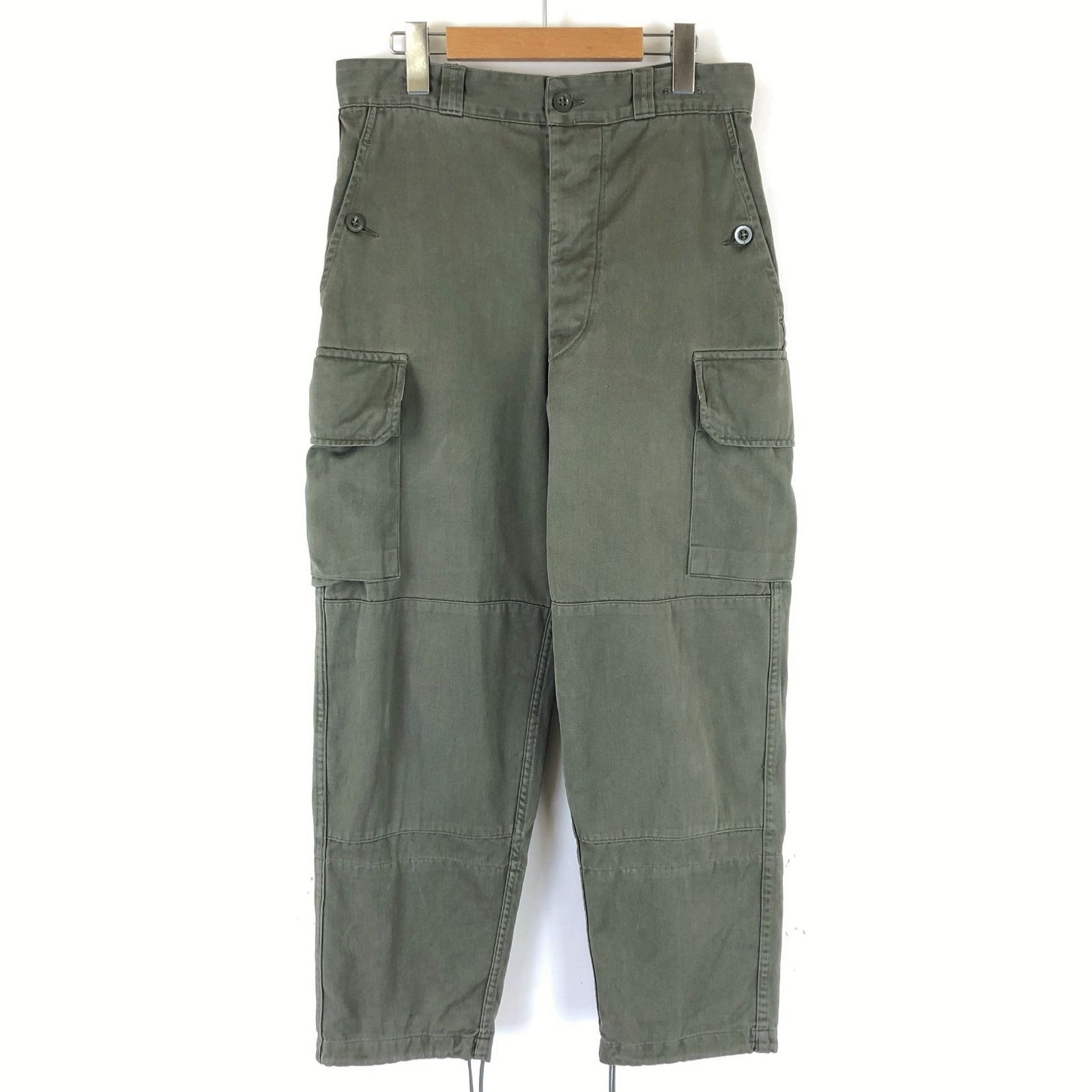 【古着】フランス軍 カーゴパンツ ミリタリー 70年代 ヴィンテージ W30 セール限定商品 ミリタリーパンツ 70年代 vintage ワークパンツ/カーゴパンツ