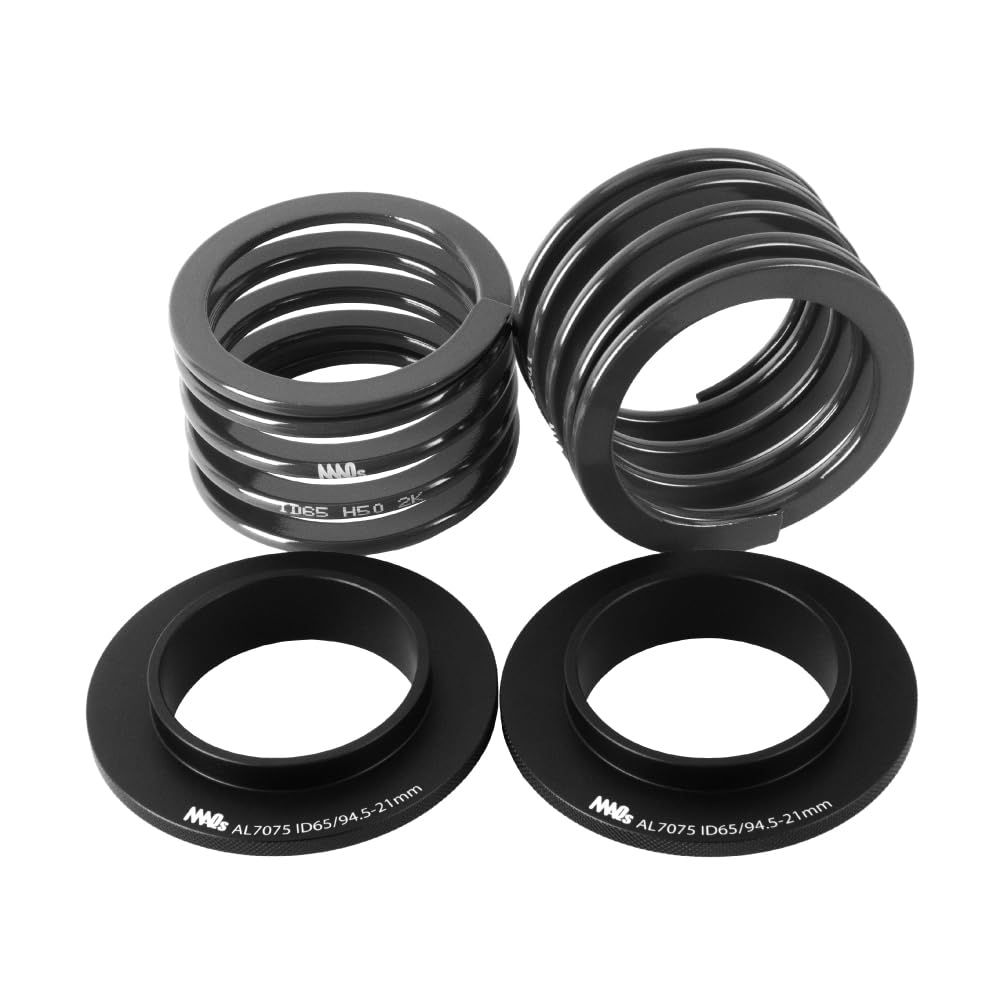 ID65 H50mm 2K 2本 シート2枚 MAQS ヘルパー スプリング バネ 車高調
