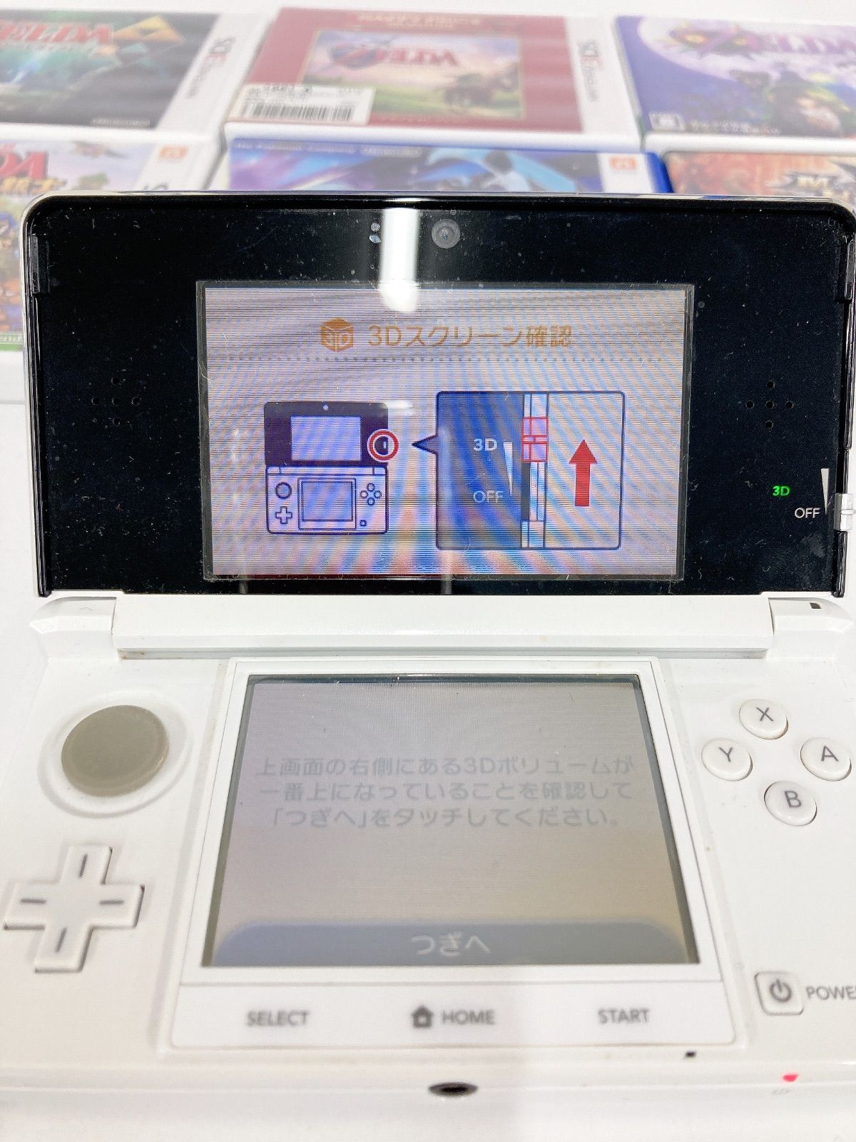 ニンテンドー3DS ホワイト 初期化＆動作確認済み ニンテンドー3DS ホワイト 初期化＆動作確認済み Newニンテンドー3DS