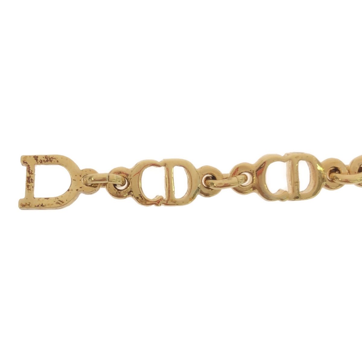 クリスチャンディオール　ブレスレット　ロゴ　ゴールド Christian Dior クリスチャンディオール ブレスレット ロゴ