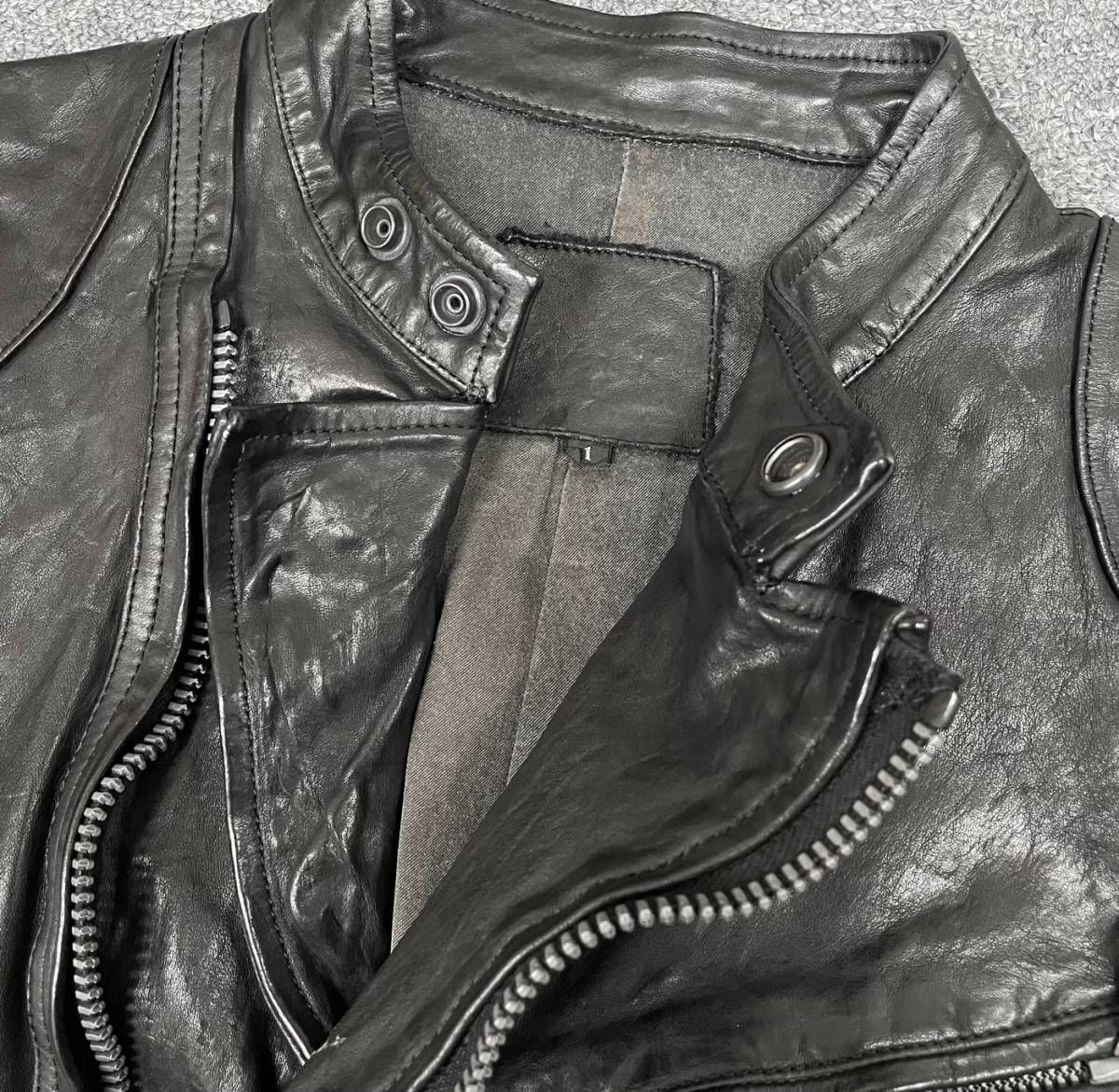 backlash ベルギーショルダー　セミダブル BACKLASH ベルギーショルダー 製品染め セミダブル ライダース