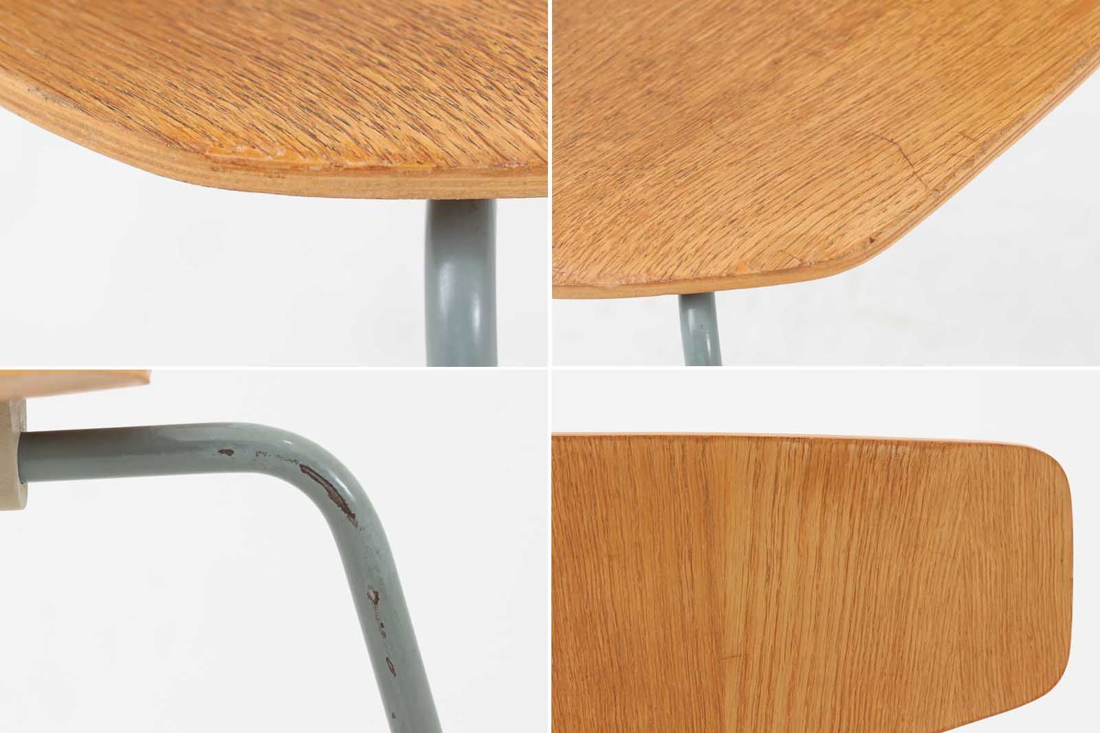 Fritz Hansen(フリッツ・ハンセン) Ｔチェア オーク材 Arne Jacobsen(アルネ・ヤコブセン) 北欧家具ビンテージ/DK12893  - メルカリ