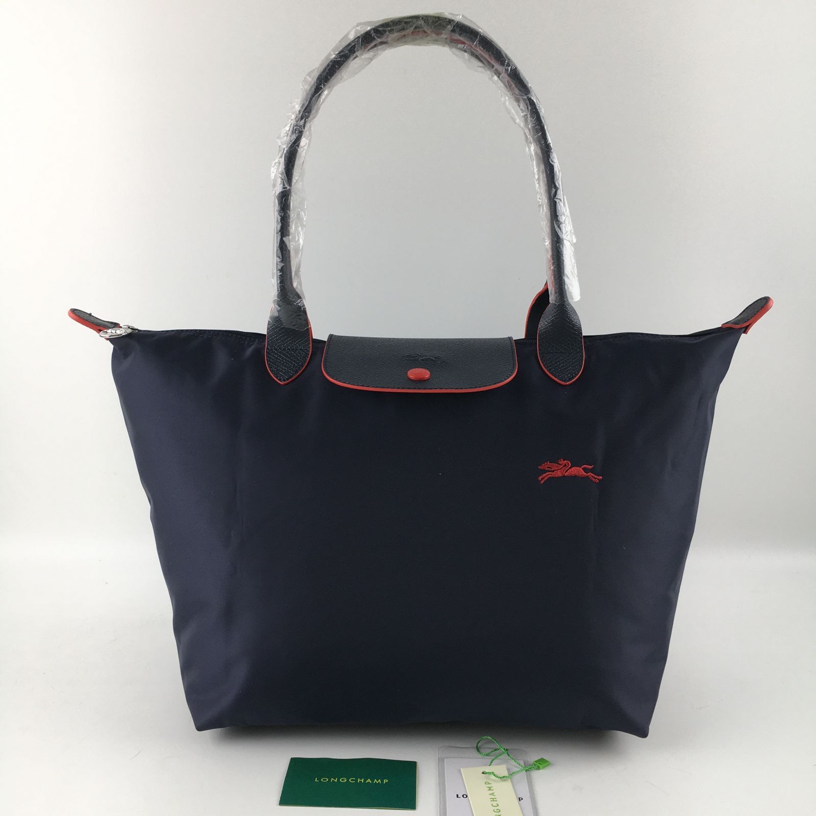 LONGCHAMP ル プリアージュハンドバッグ L サイズネイビー