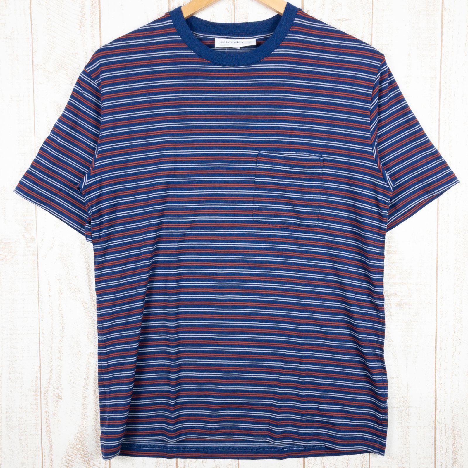 ICEBREAKER メリノウール Tシャツ M ネイビー　アイスブレイカー Men's M ネイビー系】 Icebreaker ( アイスブレーカー ) 150