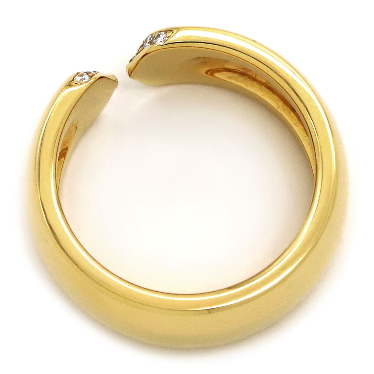 カルティエ Cartier リング 指輪 アブソリュセ ダイヤ K18YG