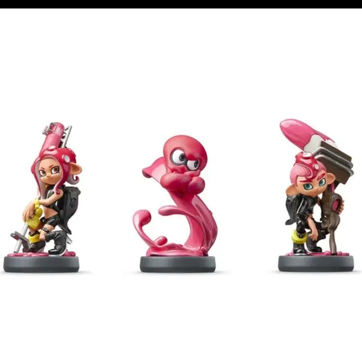 新品スプラトゥーン amiibo タコガール/タコ/タコボーイ トリプル 