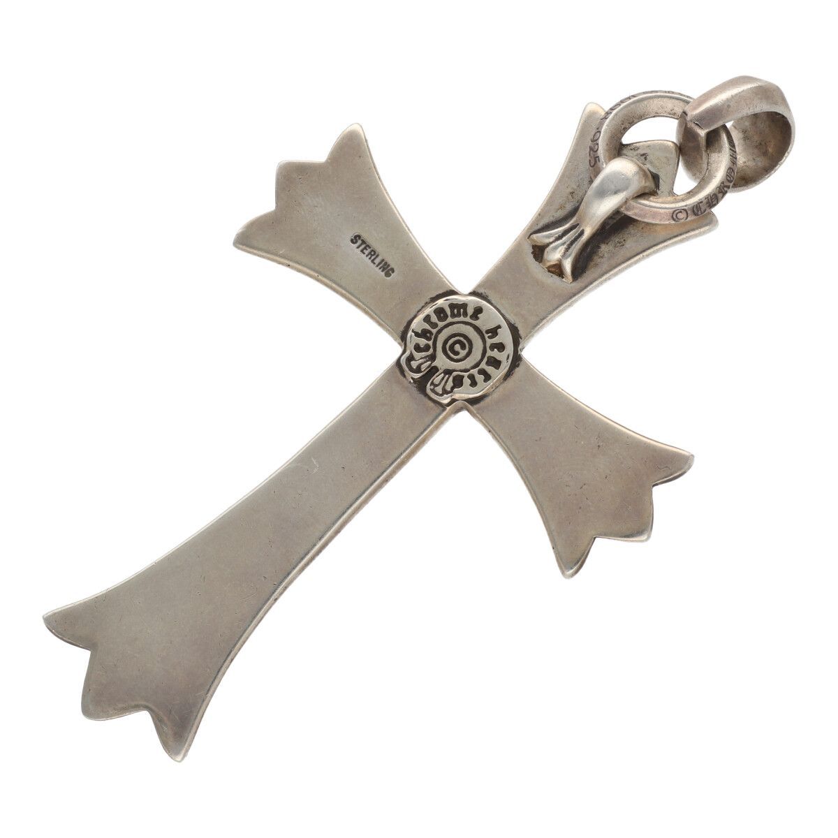 中古】 CHROME HEARTS クロムハーツ ラージCHクロス Wベイル SV925