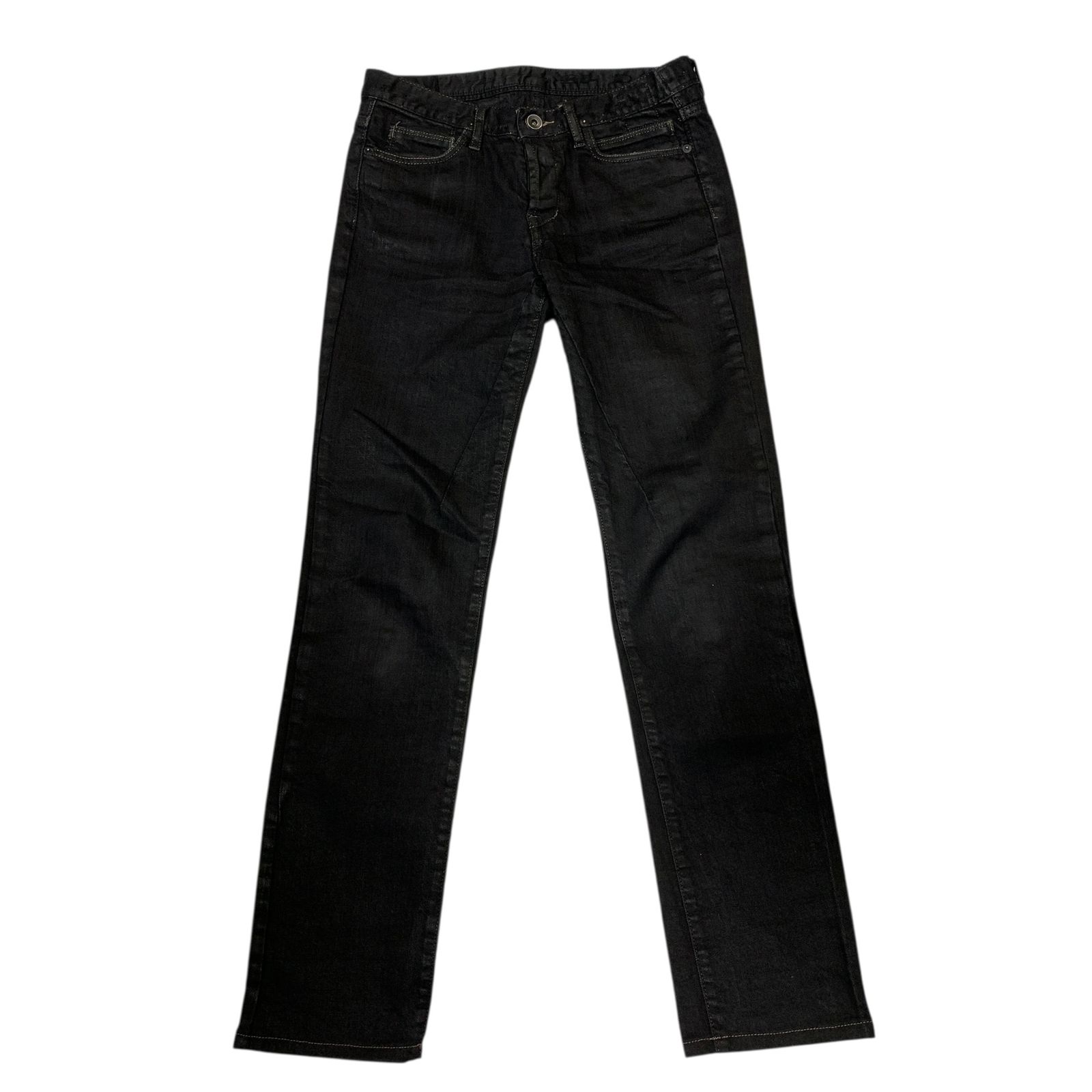 ◆ 品◆Rick Owens DRKSHDW リック オウエンス OLMAR and MIRTA デニム サイズ28 レディース ブラック Q18512N