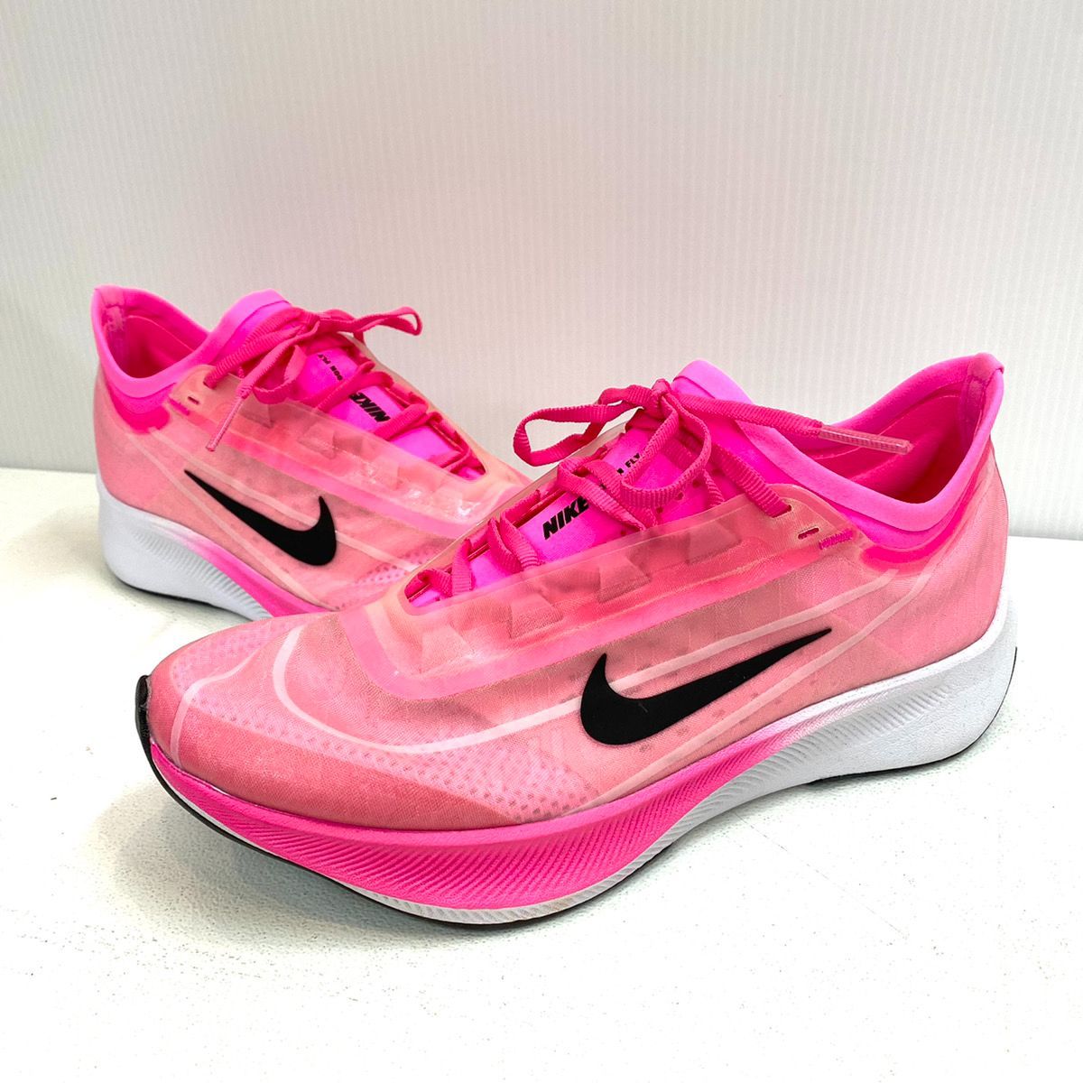 NIKE ナイキ Zoomfly3 ズームフラ3 桃色 ピンク 24.5cm AT8241-600