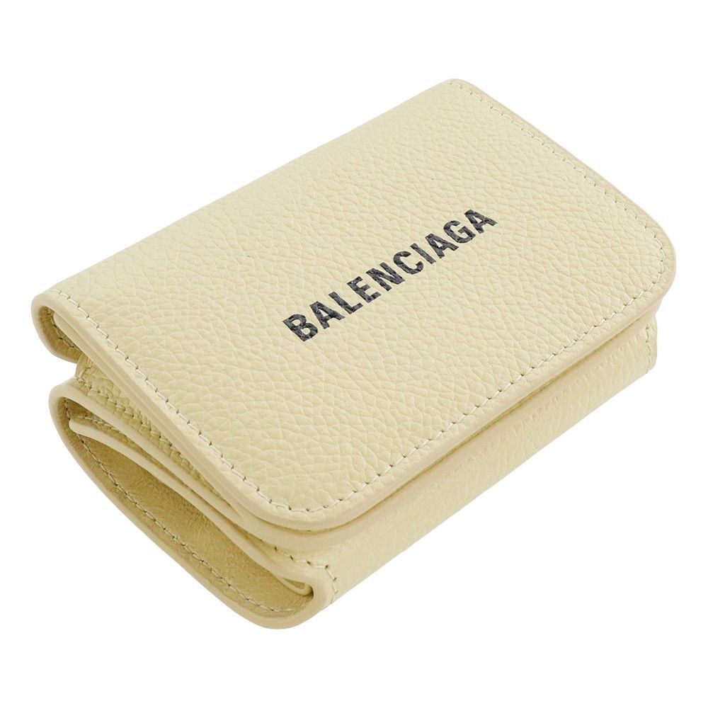 バレンシアガ 財布 三つ折り BALENCIAGA バターイエロー 593813 1IZI3