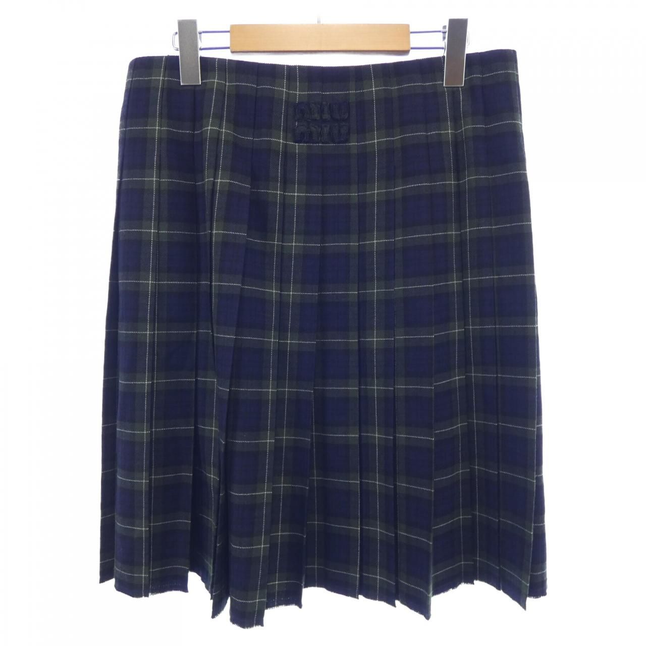 ミュウミュウ MIU MIU MIU MIU ロゴ MG2357 SOOO 16DO スカート