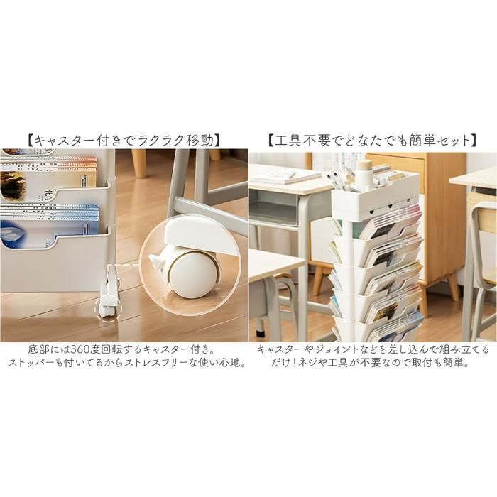 デスクサイド 書類棚