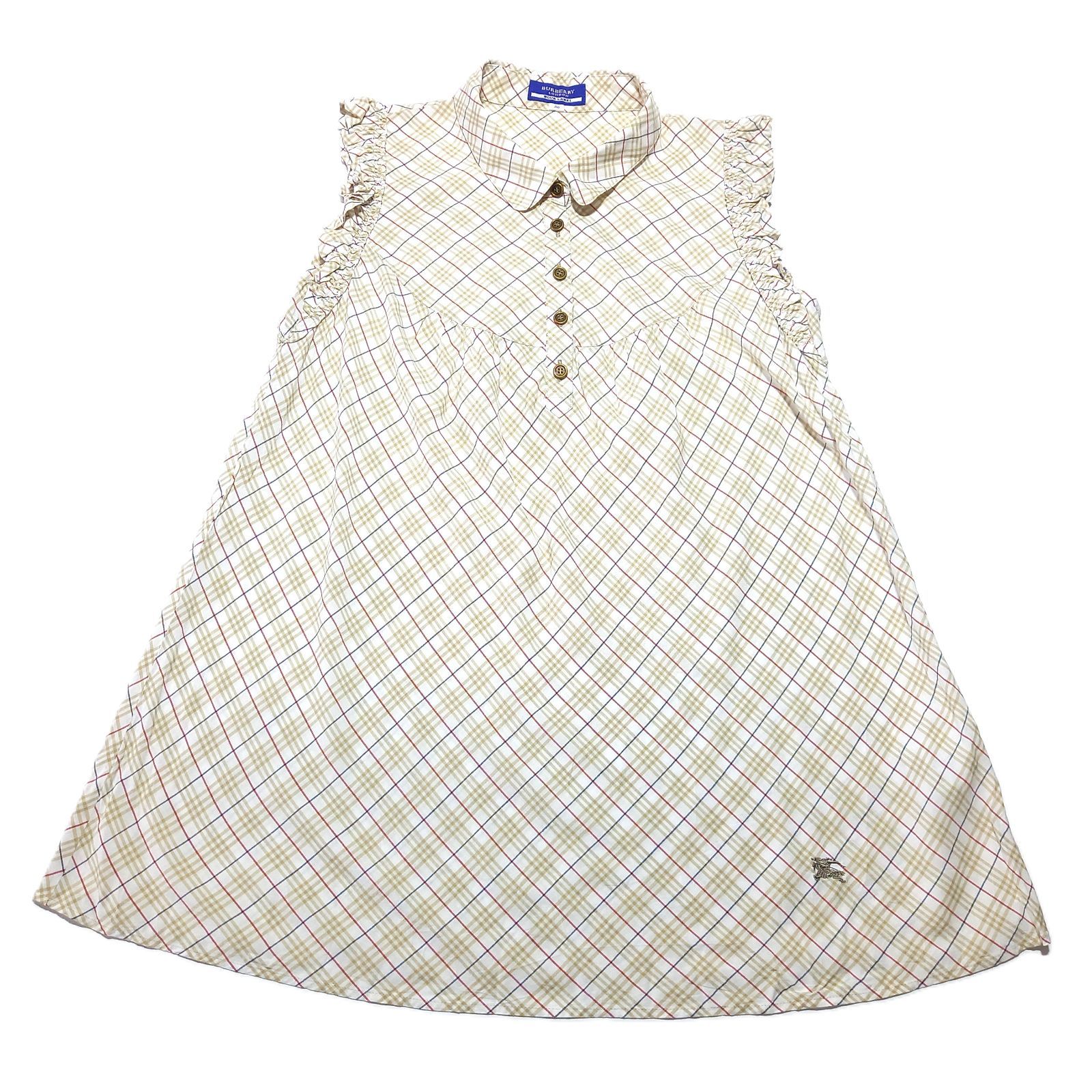【BURBERRY】チェック柄フリルタンクトップ サイズ38 BURBERRYチェック柄 タンクトップ Mサイズ - メルカリ