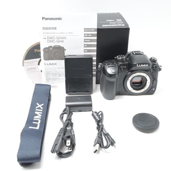 新品級】Panasonic Lumix GH4 ボディ ブラック DMC-GH4-K-