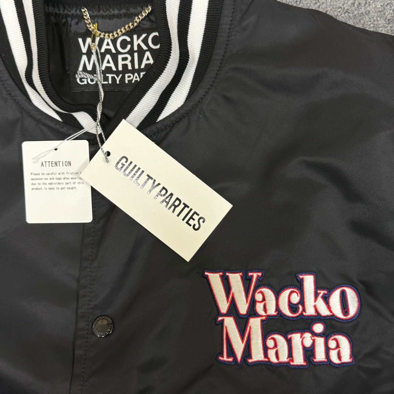 定価60500円 新品 WACKO MARIA 23SS NYLON VARSITY JACKET 23SS-WMO 