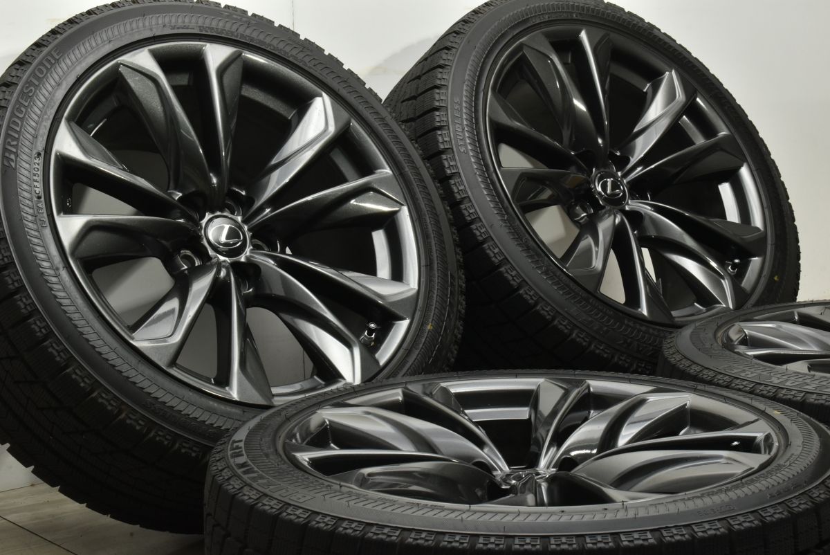 レクサス LS 500/500h 純正 ブリザックRFT 245/50R19 2023年製 バリ溝】レクサス LS500h Fスポーツ 純正 20in 8J +25
