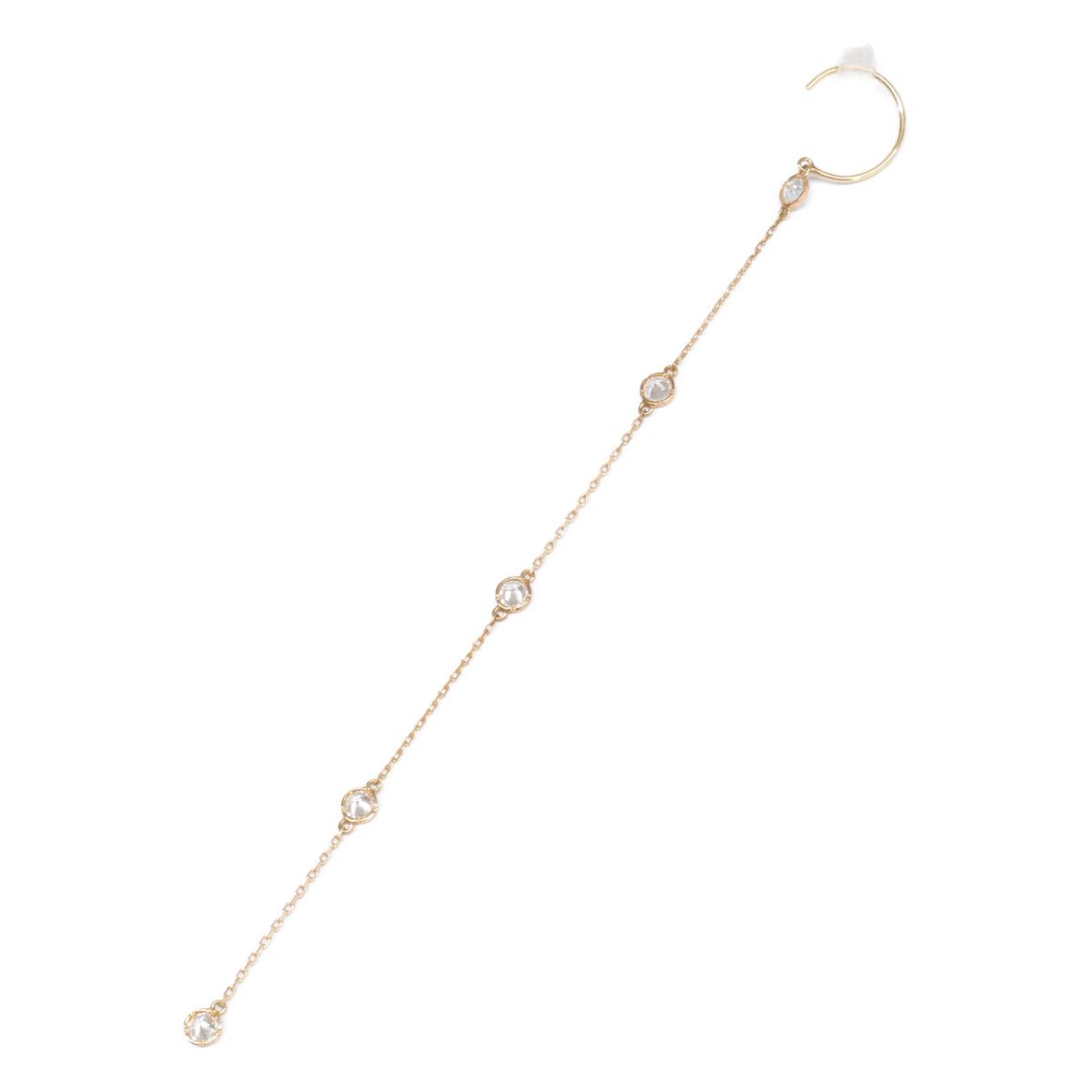 AHKAH アーカー VC1064010400 K18 ヌーディー ダイヤサンク 片耳 シングル