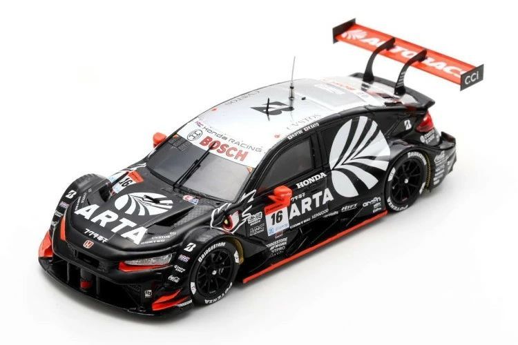 Spark 1/43 SUPER GT 2024 ARTA 無限 シビック 1/43 Spark ARTA MUGEN CIVIC TYPE R-GT No.8 ARTA GT500 SUPER