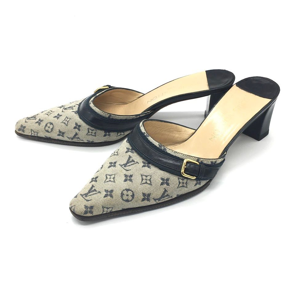 倉吉店 LOUIS VUITTON | ルイ ヴィトン モノグラム ミニ ポイントトゥーヒールパンプス MA0051 モノグラム ミニ ｻｲｽﾞ 36.5 135
